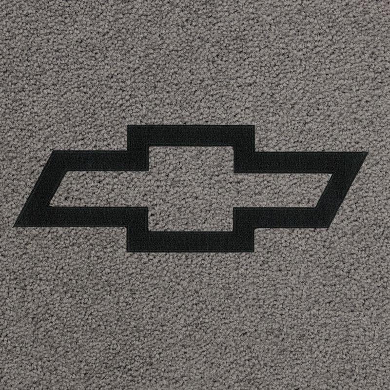 Lloyd Berber Front & Rear Mats for '72-76 Bel Air W/Black Outline Chevy Bowtie