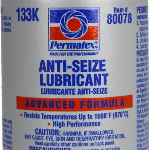 Permatex 80078 Anti-Seize Lubricant with Brush Top Bottle, 8 Oz. by Permatex