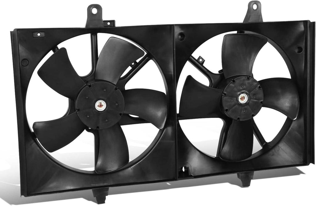 OEM-RF-0855 Factory Style Radiator Cooling Fan Assembly Compatible with 2002-2006 Altima / 2004-2008 Maxima