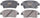ATD822C Advanced Technology Ceramic Disc Brake Pad Set