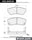 Centric Front Disc Brake Pad for Metro, Swift, Firefly, Sprint (102.04510)