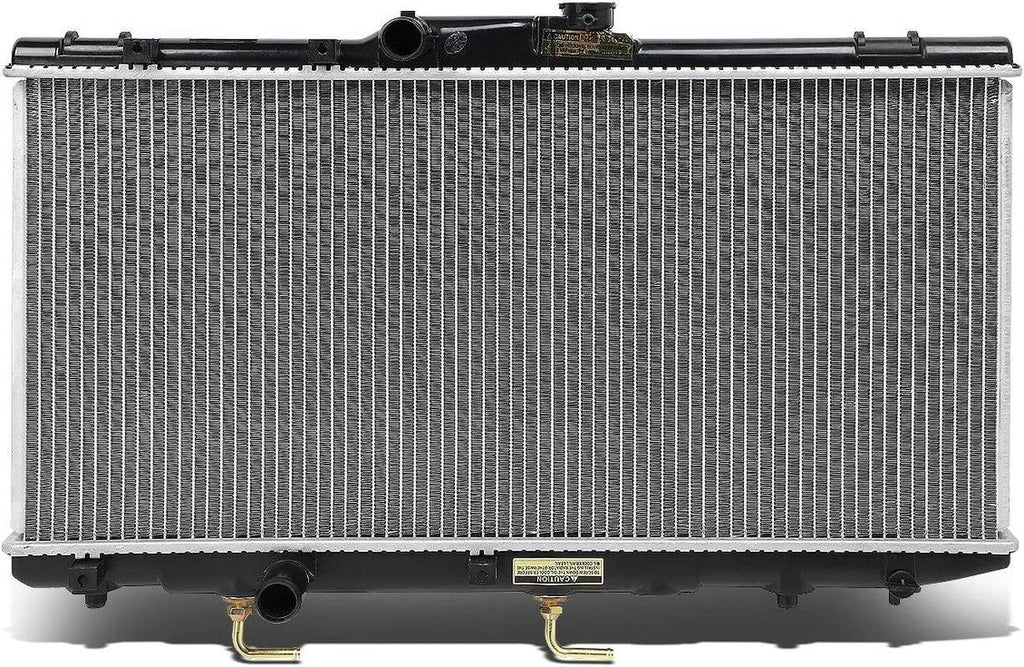 OEM-RA-1409 OE Style Direct Fit Aluminum Core Radiator Compatible with 93-97 Geo Prizm/Corolla, 27-1/16" W X 13-5/8" H X 3/4" D, 1-1/4" Inlet / 1-1/4" Outlet