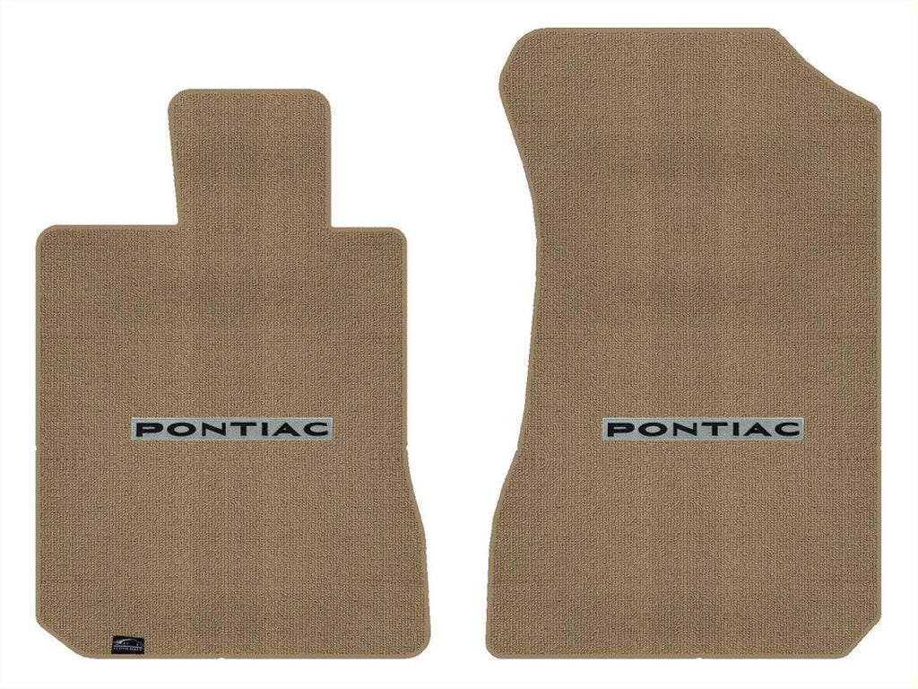 Lloyd Berber Front Carpet Mats for '09-10 Pontiac G6 W/Black on Silver Pontiac