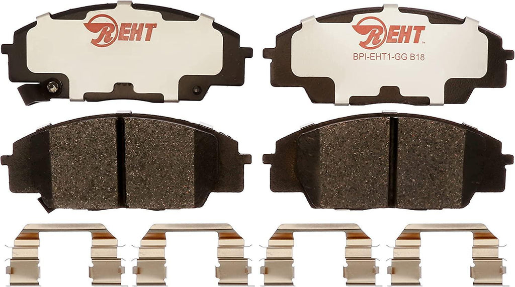 Premium Raybestos Element3 EHT™ Replacement Front Brake Pad Set for Select 1998-2002 Chevrolet Prizm and 1998-2002 Toyota Corolla Model Years (EHT741H)