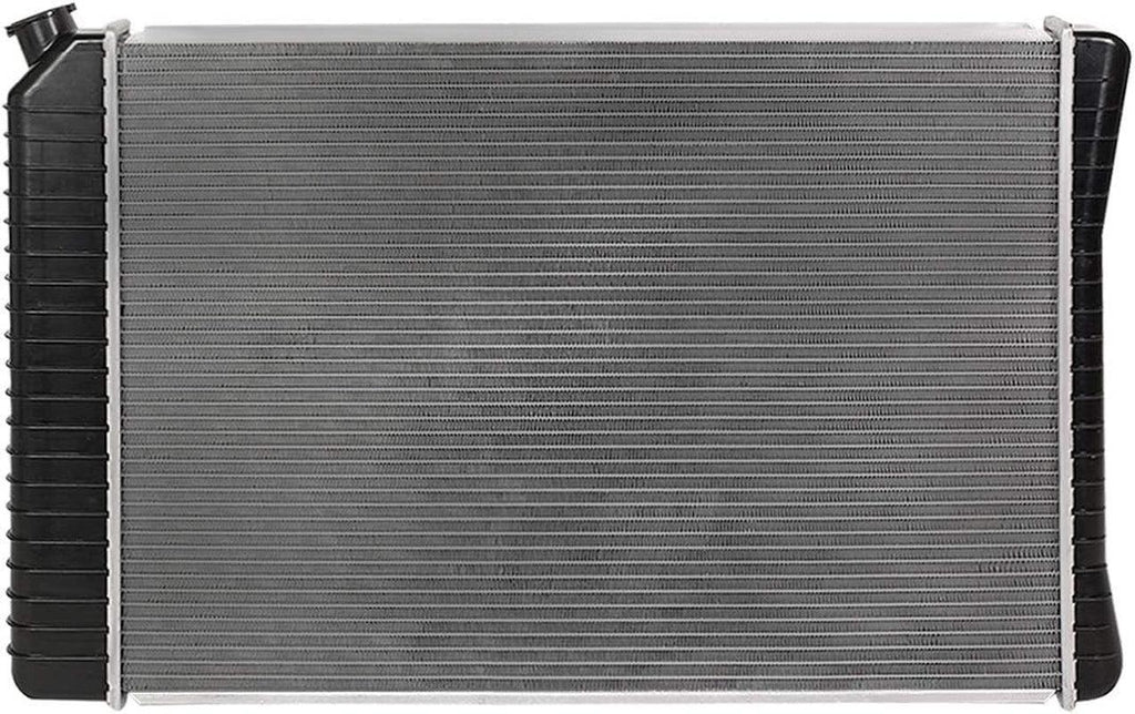 OEM-RA-730 Factory Style Aluminum Cooling Radiator Compatible with 1973-1986 C/K/Blazer/Jimmy V8 AT/MT, 28-3/8" W X 20-1/4" H X 2-1/4" D, 1-5/16" Inlet / 1-5/16" Outlet