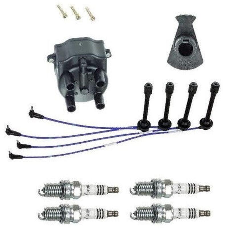 Toyota Tacoma 95-97 2.4L 2.7L NGK/YEC Rotor Cap Spark Plugs Wire Ignition KIT