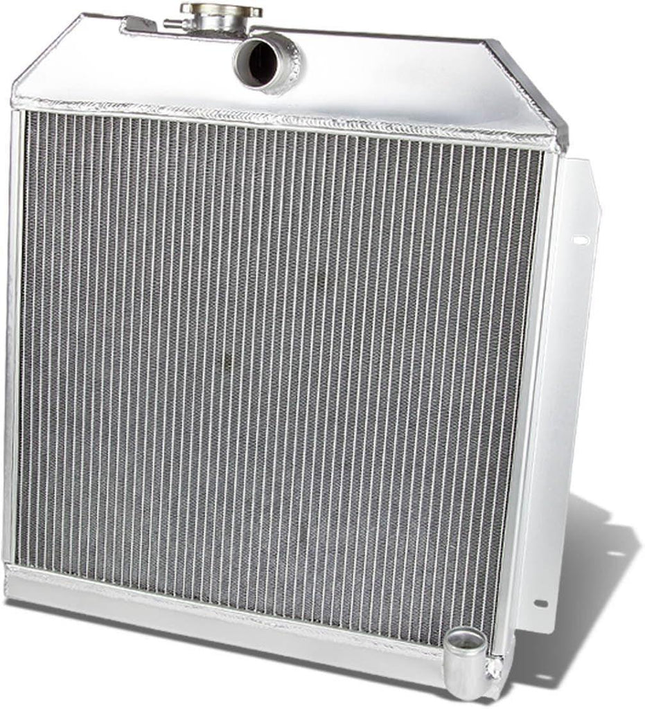 RA-PLYMOUTH-49-3 3-Row Full Aluminum Radiator 23.25 X 23.5 X 3 [Compatible with 49-52 Plymouth/Chrysler/Dodge Coupe/Sedan 6Cyl]