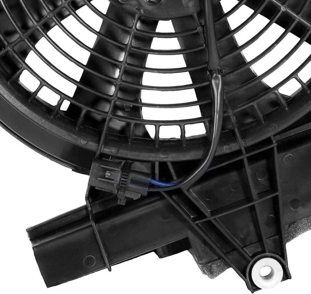 OEM-RF-0021 Factory Style Radiator Cooling Fan Assembly Cooling Efficiency Improved Direct Replacement [Compatible with 01-06 Santa Fe]