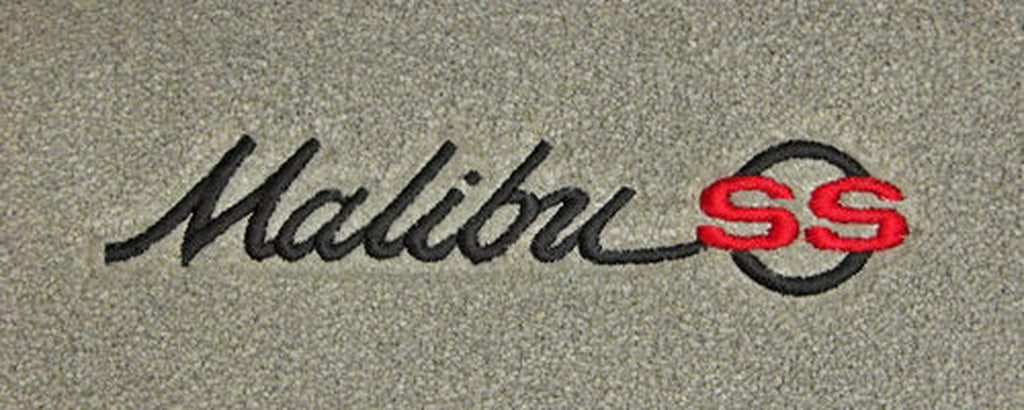Lloyd Classic Loop Front Mats for '68-69 Chevy Malibu W/Black/Red Malibu SS