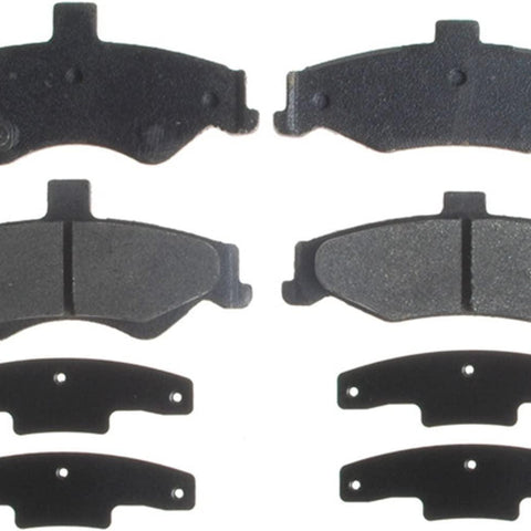Silver 14D750CH Ceramic Rear Disc Brake Pad Set with Hardware