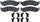 Acdelco 17D1354C Professional Ceramic Rear Disc Brake Pad Set