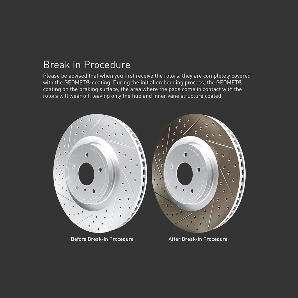 R1 Concepts Front Brakes and Rotors Kit |Front Brake Pads| Brake Rotors and Pads| Ceramic Brake Pads and Rotors |Hardware Kit |Fits 2008-2019 Pontiac Vibe, Scion Xd, Toyota Corolla, Matrix