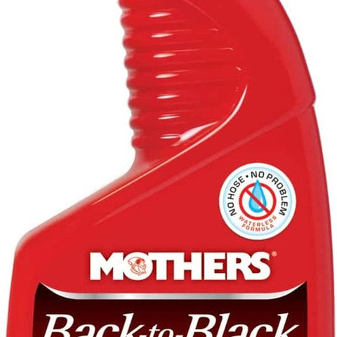 Mothers 09324 Back-To-Black Tire Cleaner, 24 Fl. Oz.