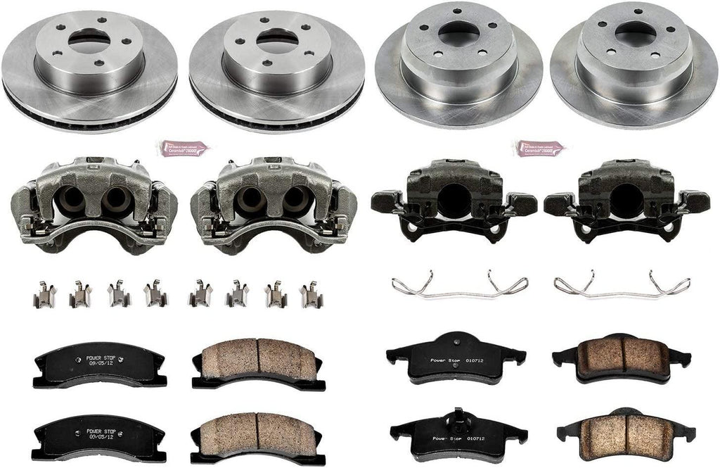 KCOE2150 Autospecialty 1-Click OE Replacement Brake Kit with Calipers
