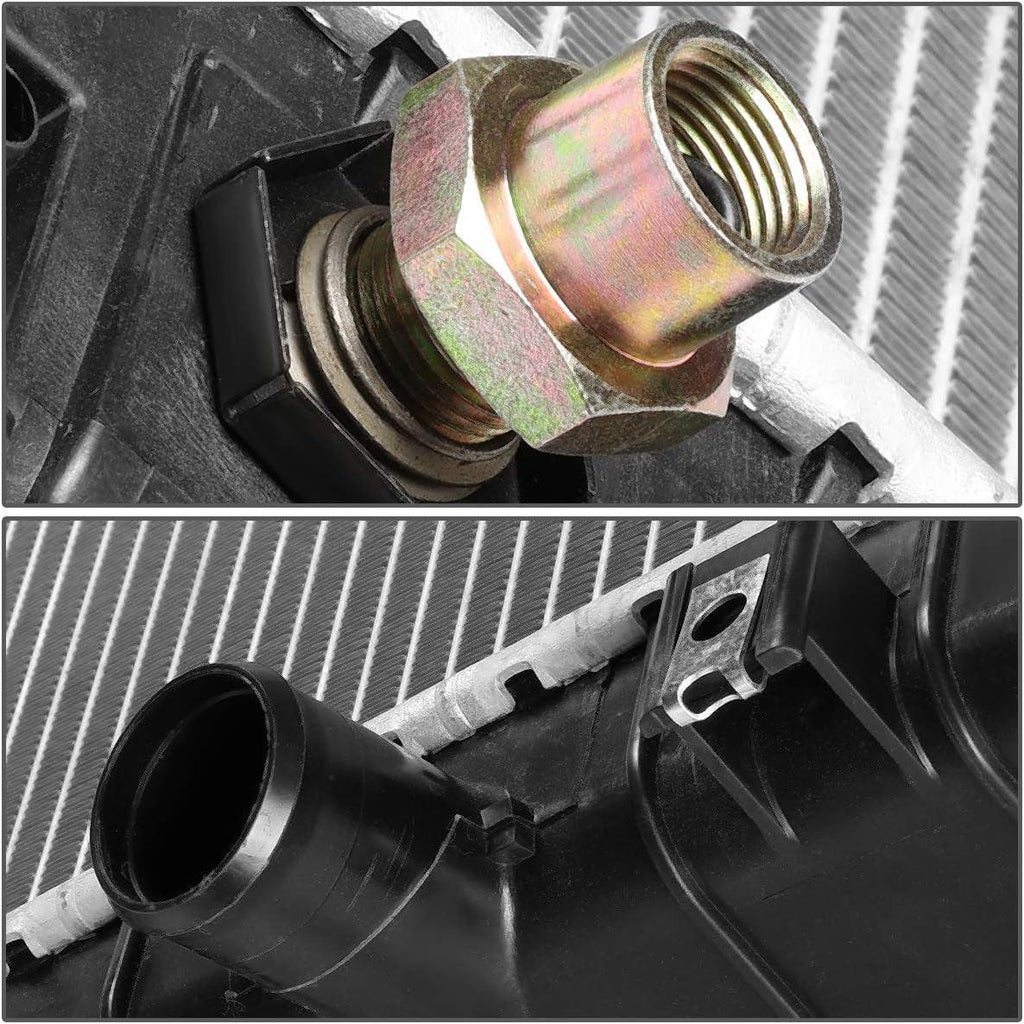 OEM-RA-2470 OE Style Aluminum Core Radiator DPI 2470 Compatible with 01-10 Mazda B2300 / 01-12 Ranger at MT, 20-13/16" W, 1-1/2" Inlet, 1-1/2" Outlet