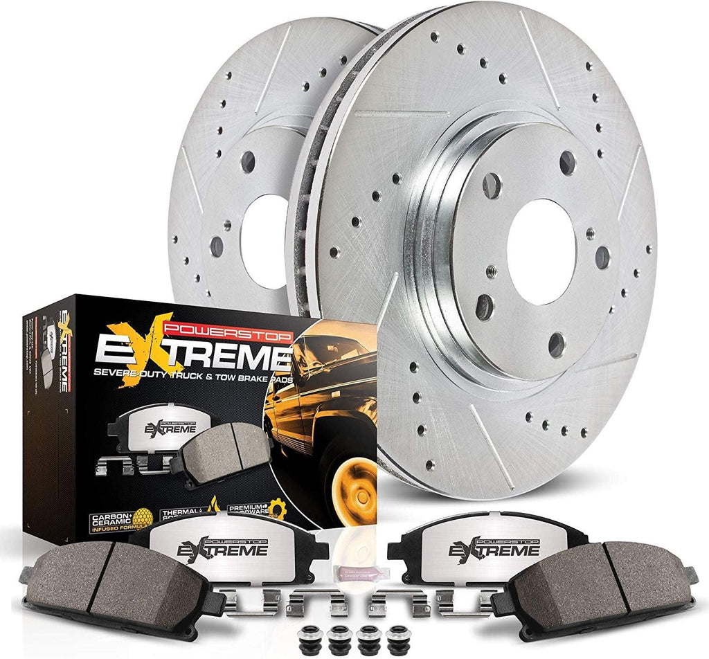 K8758-36 Z36 Truck & Tow Rear Brake Kit-Brake Rotors & Carbon Ceramic Brake Pads
