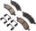 Gold 17D1169CHF1 Ceramic Front Disc Brake Pad Kit with Clips