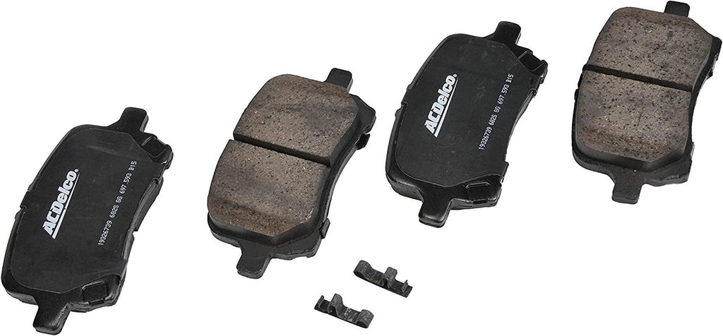 Gold 17D1160CH Ceramic Front Disc Brake Pad Set