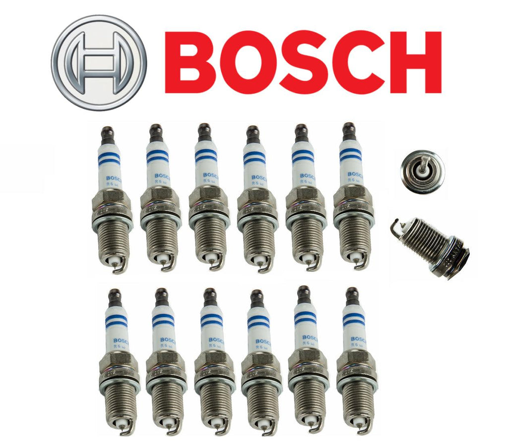 OEM Spark Plug Platinum Plug Bosch (FOR Mercedes 112 V6 C CLK E ML SLK (12Pcs)