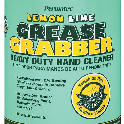 Permatex 13106 Grease Grabber Heavy Duty Lemon Lime Hand Cleaner, 4 Lbs.