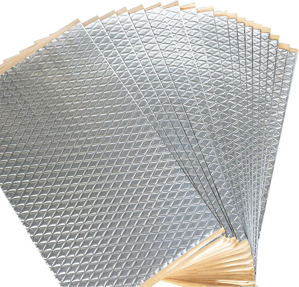 SunplusTrade Sound Deadener for Cars, 80 mil 36 sqft Sound Deadener Mat, Butyl Automotive Noise Insulation and Dampening Material for Reducing Vibration and Noise