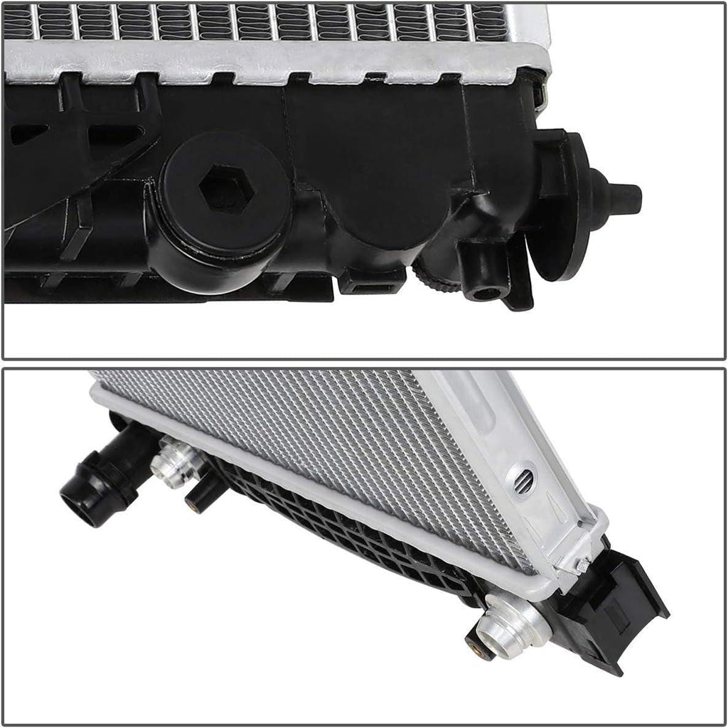 OEM-RA-2648 Aluminum Radiator Compatible with 96-01 A4 1.8T 2.8/A4 Quattro 2.8,Core Dimensions: 24-7/8" W X 15-5/8" H X 1-1/4" D,1-1/4" Inlet / 1-1/4" Outlet
