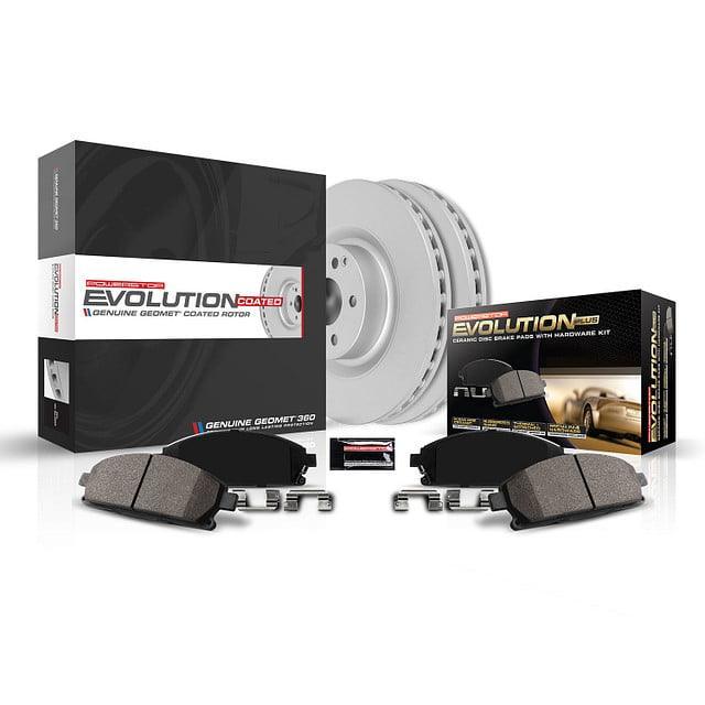 Power Stop Rear Geomet Coated Brake Rotor and Pad Kit CRK8336