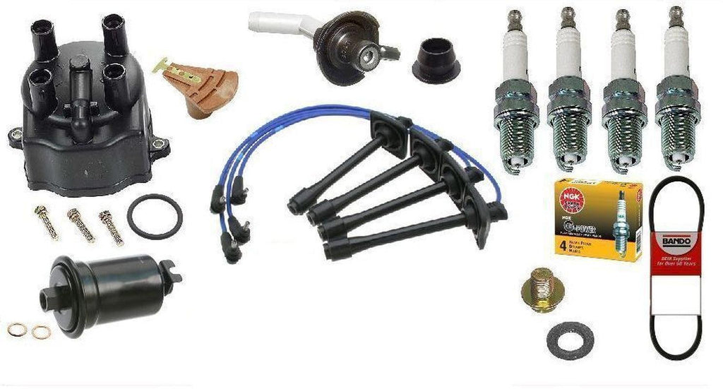 FOR 92-93 Toyota Camry OEM Tune-Up Kit Cap+Rotor+Spar