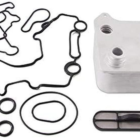 MMOC-F2D-03 Replacement Oil Cooler Compatible with Ford 6.0L Powerstroke 2003-2007