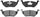 ADVICS AD1055 Disc Brake Pad Set