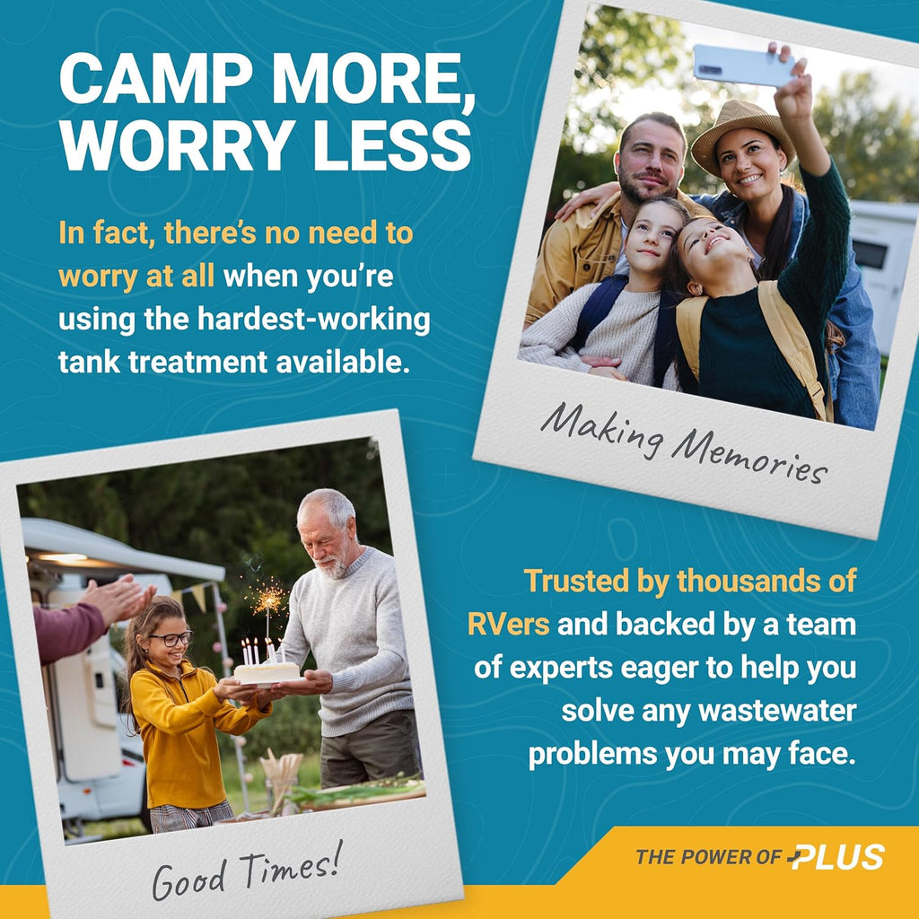 Unique RV Digest-It+ Extra-Strength Ultra-Concentrate - 32 RV Toilet Treatments - Eliminates Smells and Liquifies Waste (32 oz)