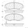 Centric Front Disc Brake Pad for TL, Ridgeline (103.11020)