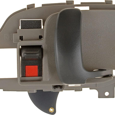 Dorman 77186 Interior Door Handle Compatible with Select Cadillac / Chevrolet / GMC Models, Textured Gray; Paint to Match , Black