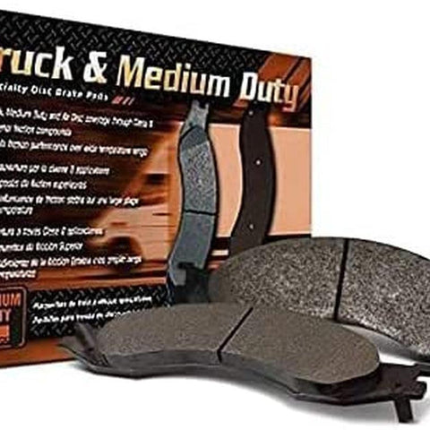 Premium  Specialty Truck & SUV Replacement Front and Rear Metallic Disc Brake Pad Set for Select 1992-1995 AM General Hummer Model Years (SP651TR)