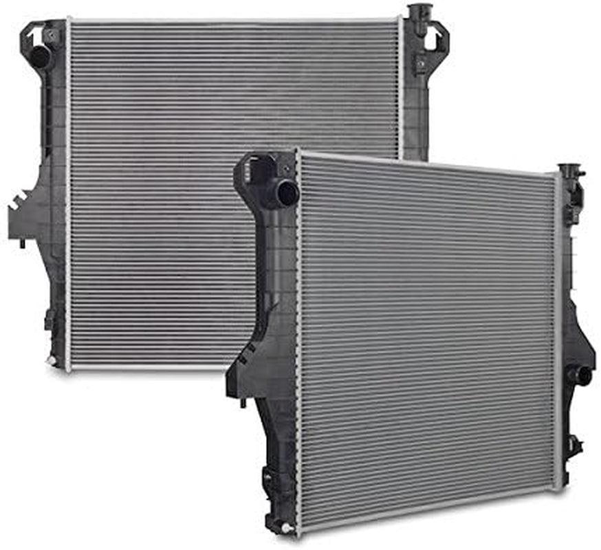 Plastic End-Tank Radiator Compatible with Dodge Ram - Cummins 2003-2009