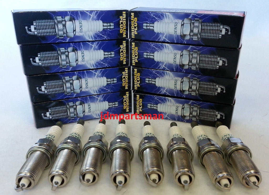 Buick Cadillac V8 DENSO SK20HR11 Iridium Long-Life Spark Plug 8-Pc (3421)