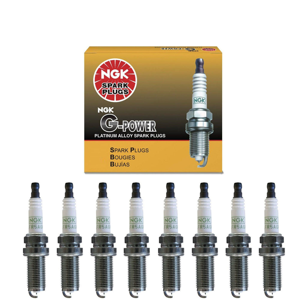 NGK G-Power Platinum Spark Plug Set 8PCS. 5018 LFR5AGP