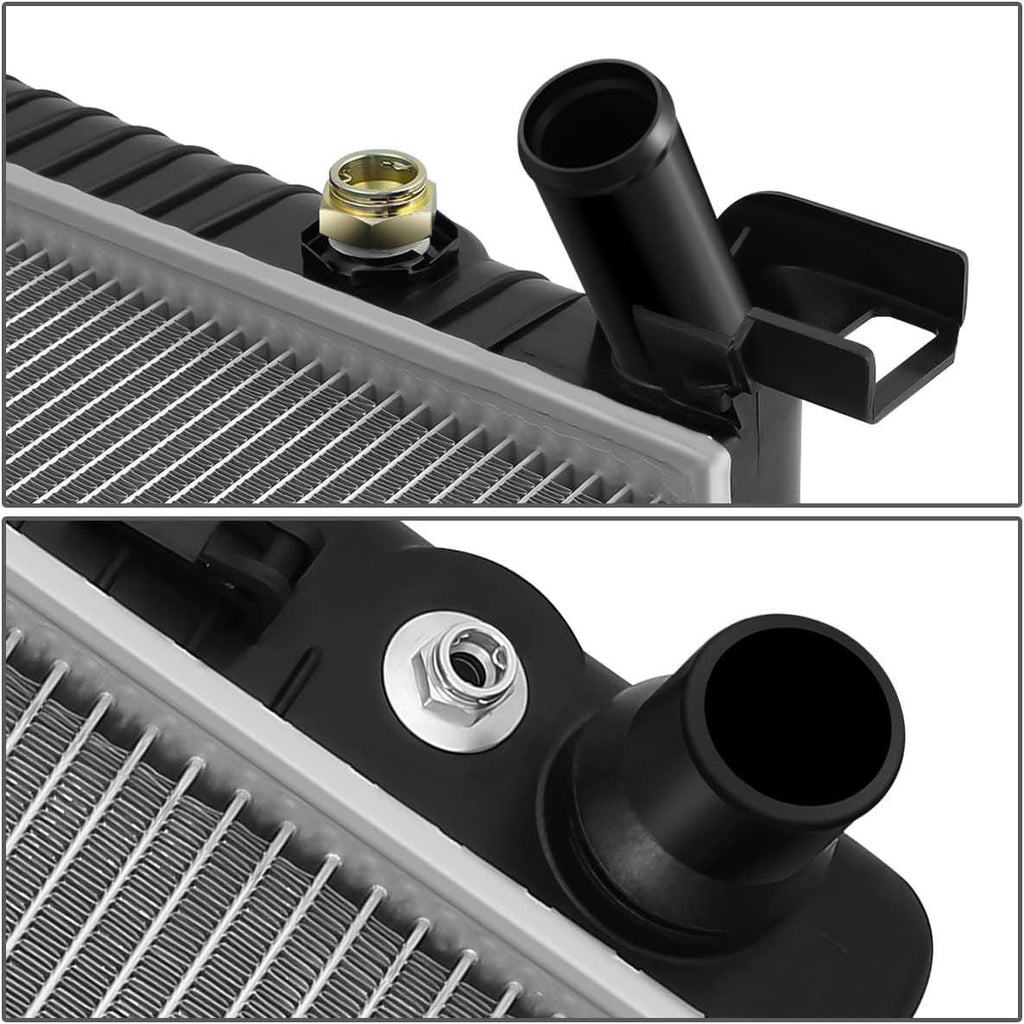 OEM-RA-2948 2-Row Aluminum Core Radiator Compatible with 03-06 Silverado/Sierra 2500 HD 8.1L,37-13/16" W X 19-5/8" H X 2-3/16" D,1-9/16" Inlet / 1-13/16" Outlet