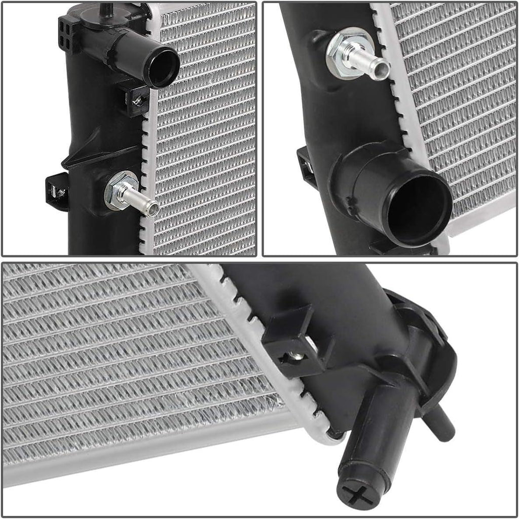 OEM-RA-2846 Factory Style Aluminum Core Cooling Radiator Compatible with 08-14 Tribeca / 06-07 B9 Tribeca AT/MT, 26-9/16" W X 18-13/16" H X 1" D, 1-1/8" Inlet / 1-1/8" Outlet