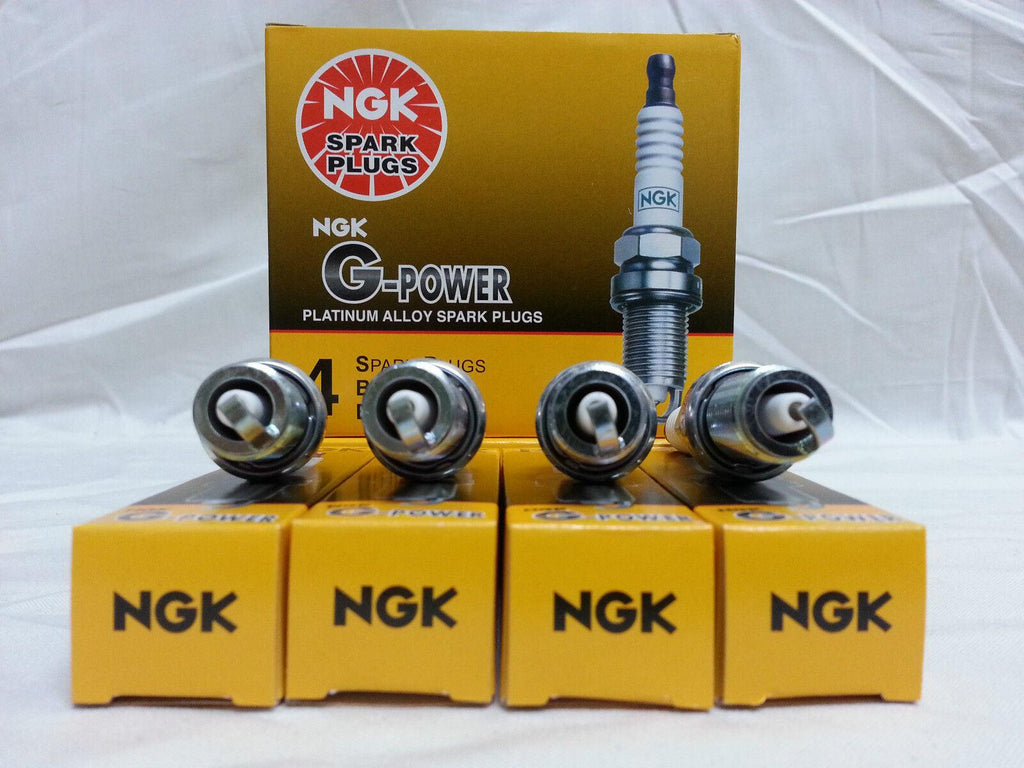 NGK MADE in JAPAN LFR5AGP SPARK PLUG PLATINUM POWER 4-PEICES (5018)