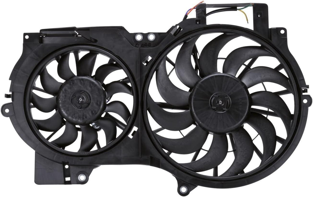 622710 Replacement Cooling Fan Assembly Compatible with Audi A6 , Black