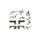 Carlson Disc Brake Hardware Kit for 1989-1994 Geo Metro 13249