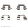 Rear Disc Brake Pad Set for Q50, Murano, Altima, Q70, 370Z+More (085-6916)