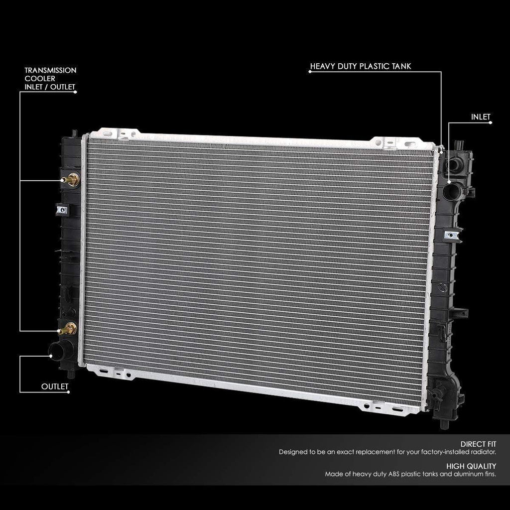 OEM-RA-2307 OE Style Bolt-On Aluminum Radiator Compatible with 01-07 Escape/ 01-06 Tribute 3.0L V6 AT/MT, 27-9/16" W X 18-3/8" H X 1" D, 1-1/4" Inlet, 1-1/2" Outlet