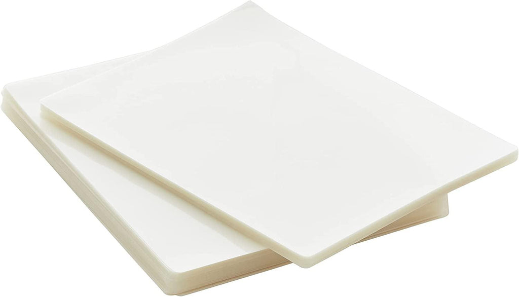 Amazon Basics Clear Thermal Laminating Plastic Paper Laminator Sheets - 9 X 11.5-Inch, 200-Pack, 3Mil