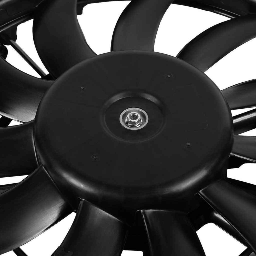 OEM-RF-0295 Factory Style Radiator Cooling Fan Assembly Cooling Efficiency Improved Direct Replacement [Compatible with 2007-2008 RS4 / 2004-2009 S4 4.2L]