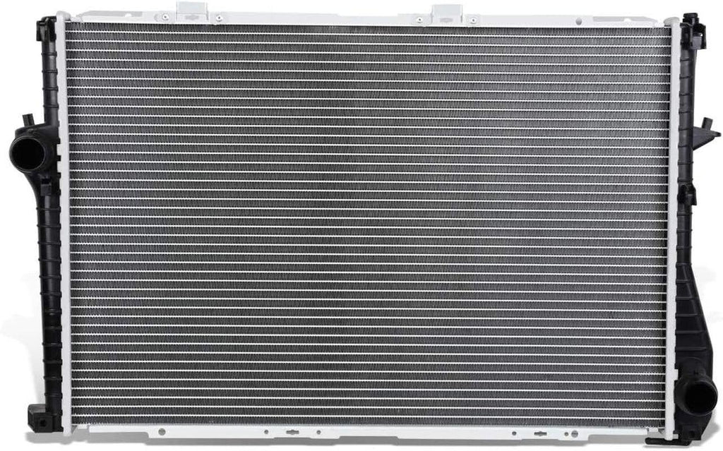 OEM-RA-2284 OE Style Aluminum Core Radiator Compatible with 99-06 BMW 525I / 528I / 530I / 545I, 25-9/16" W X 17-1/2" H X 1-5/8" D, 1-1/2" Inlet, 1-1/2" Outlet