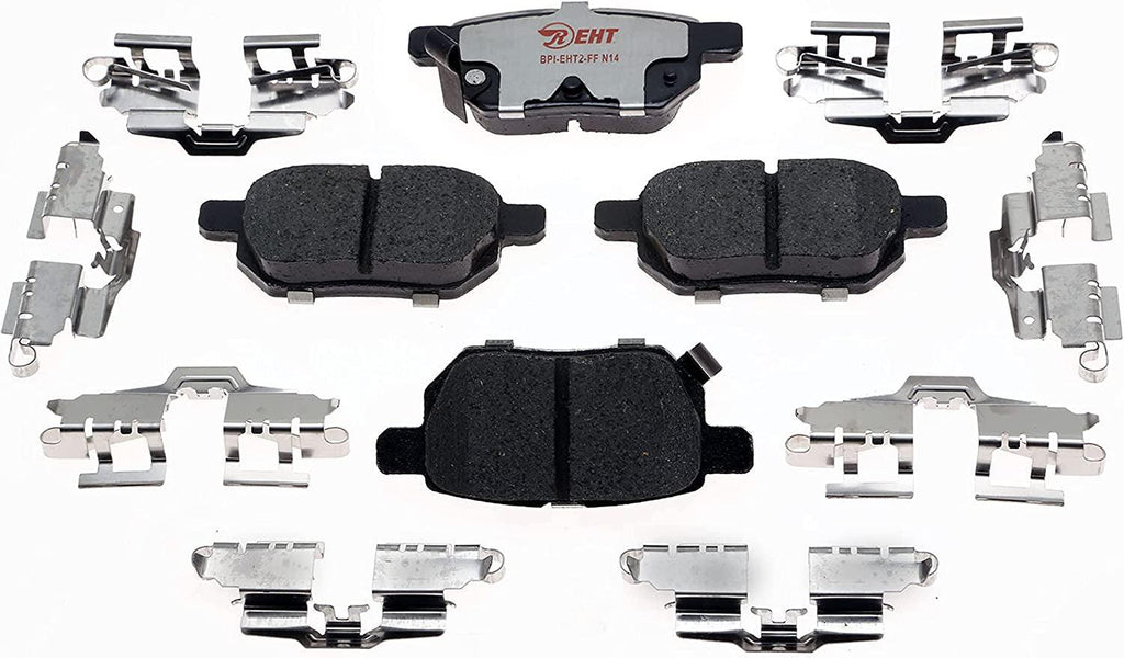 Raybestos Element3 EHT™ Replacement Rear Brake Pad Set for Select Toyota Yaris/Prius/Matrix/Corolla, Scion Im/Tc/Xb, Pontiac Vibe and Lexus Ct200H Model Years (EHT1354H)