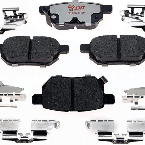 Raybestos Element3 EHT™ Replacement Rear Brake Pad Set for Select Toyota Yaris/Prius/Matrix/Corolla, Scion Im/Tc/Xb, Pontiac Vibe and Lexus Ct200H Model Years (EHT1354H)