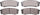 Advics AD0606 Rear Brake Pad